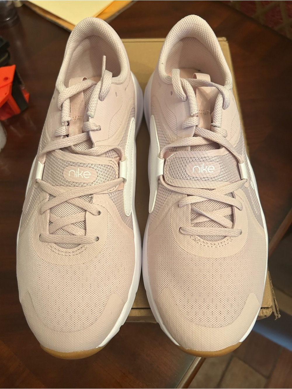 Nike Women’s Peach Training Sneakers with Gum Outsole - Picture 2 of 6